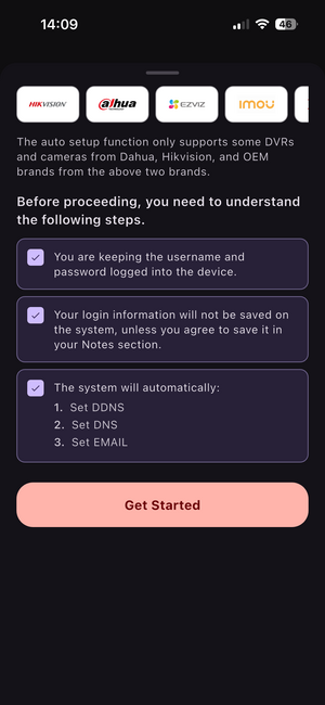 FastDDNS auto setup intro screen