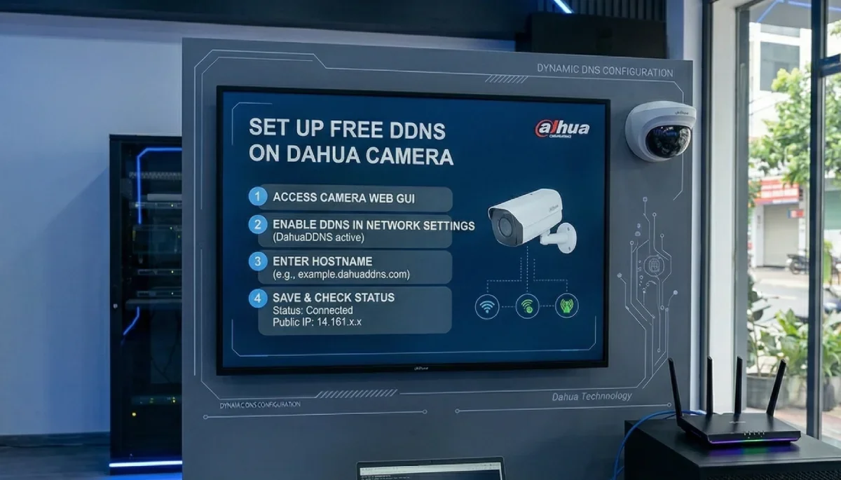 How to Set Up Free Dynamic DNS (DDNS) on Dahua Camera